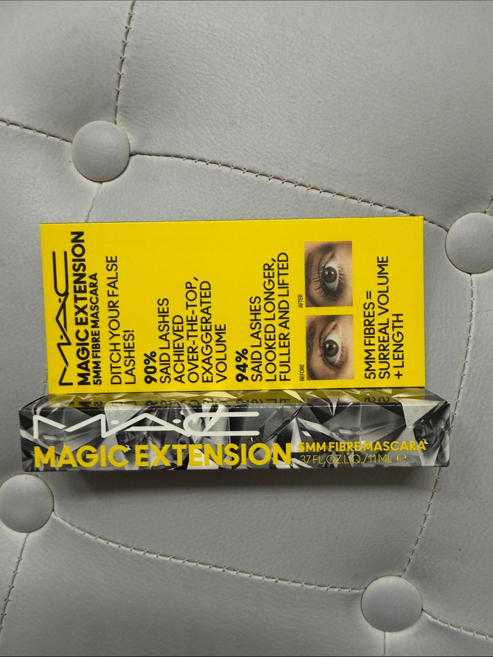 MAC Cosmetics Magic Extension Mascara - Black & Yellow Packaging